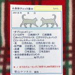 【猫ちゃん専用♡身体チェック表】